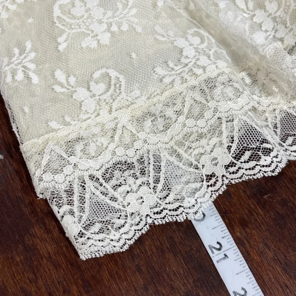 Vtg Jessica McClintock‎ Ivory Lace Dress Girls 2T Flower Girl Photoshoot Party